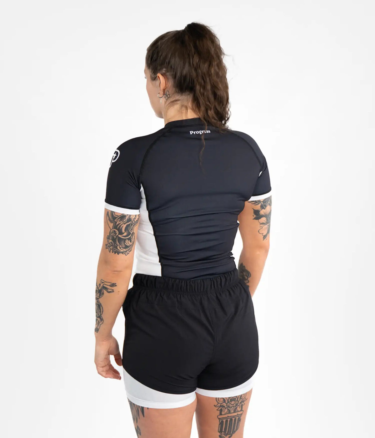 Women's Academy + Rashguard - Black/White
