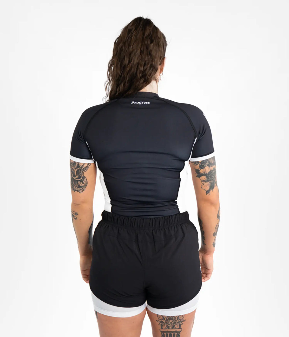 Women's Academy + Rashguard - Black/White