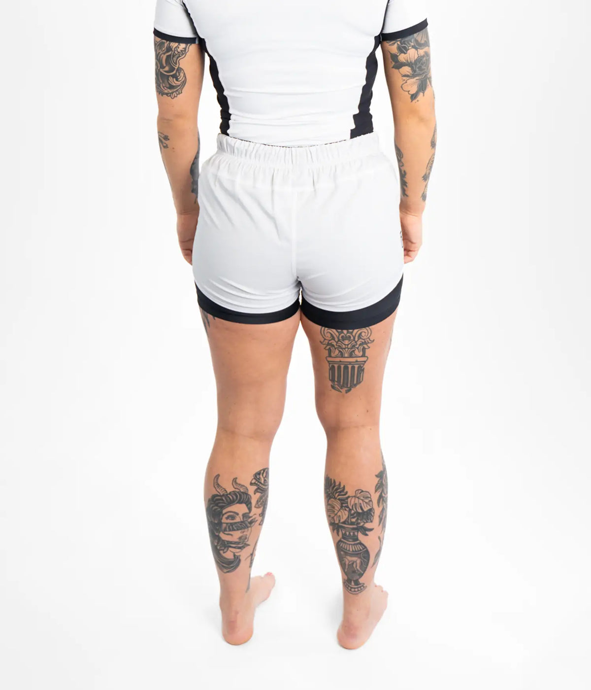 Women's Academy + White Hybrid Shorts