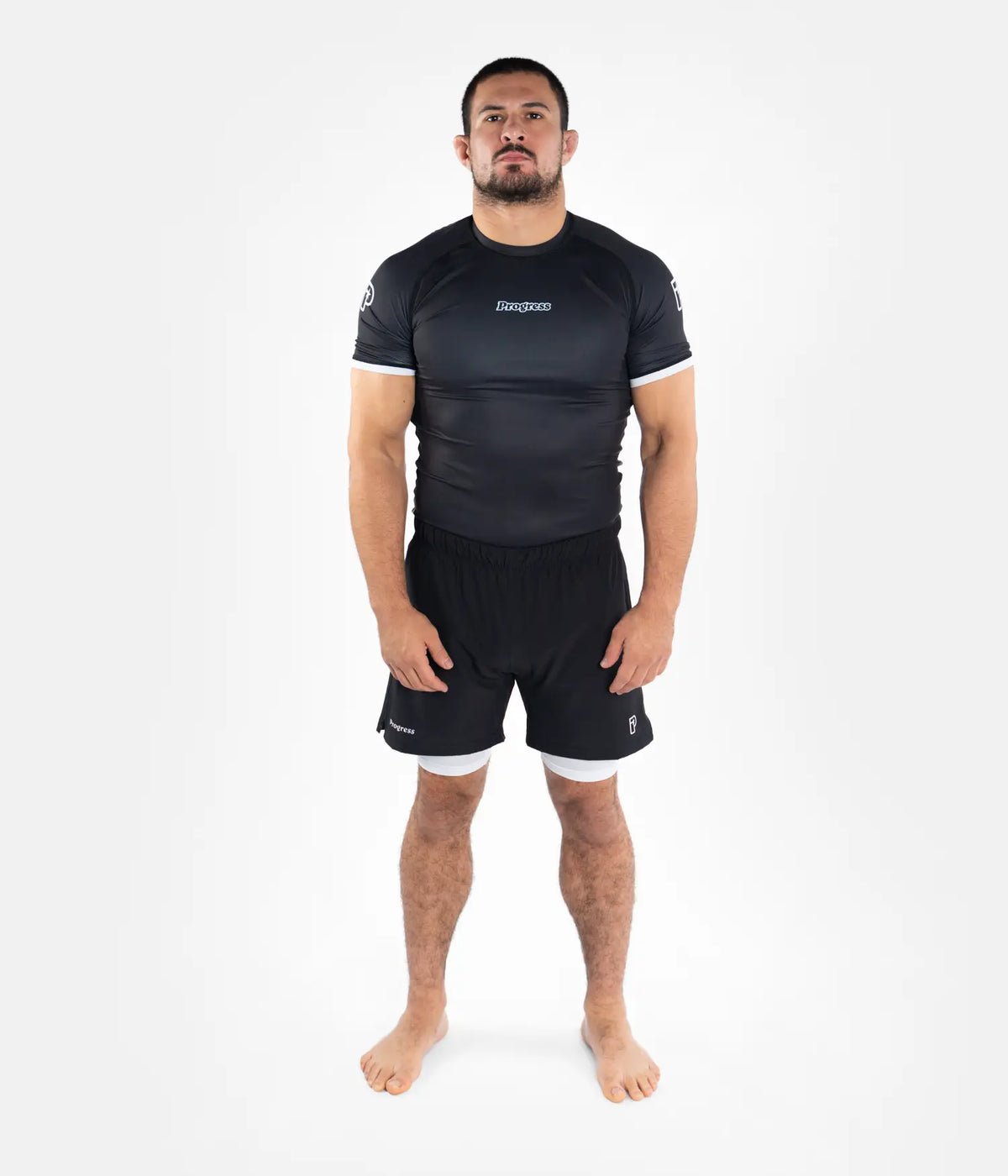 Academy + Rashguard - Black/White