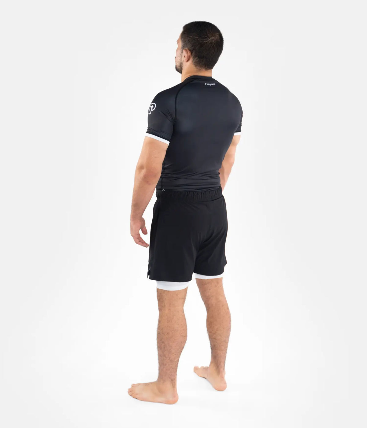 Academy + Hybrid Shorts - Black/White