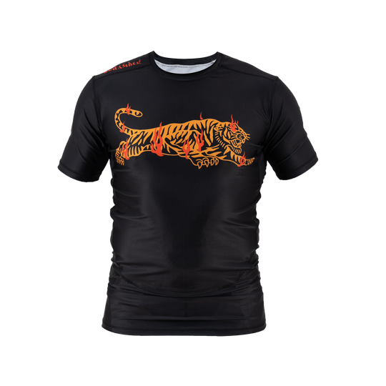 Burning Tiger Rash Guard