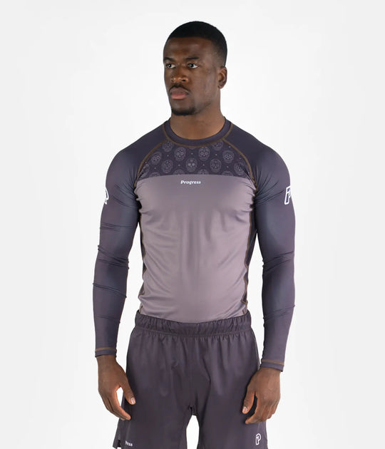 Calavera Rashguard Longsleeve - Brown