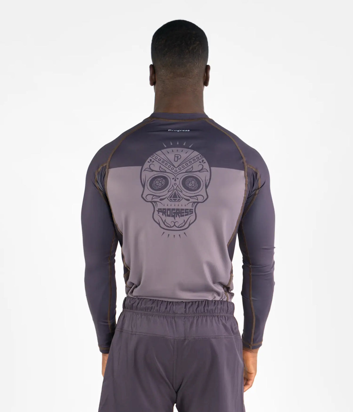 Calavera Rashguard Longsleeve - Brown