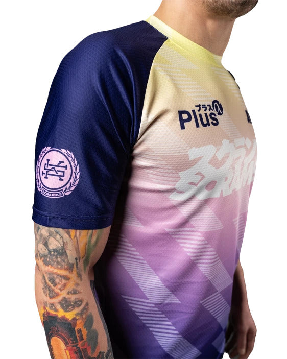 Dorai Training Top - Purple and Yellow