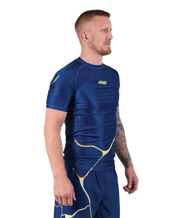 Kintsugi Rashguard - Blue