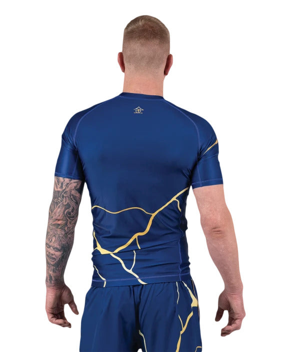 Kintsugi Rashguard - Blue