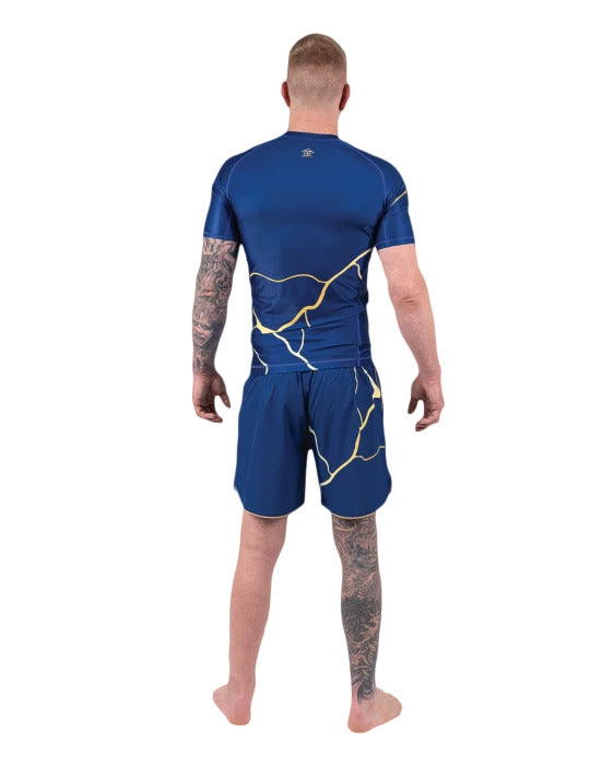 Kintsugi Rashguard - Blue