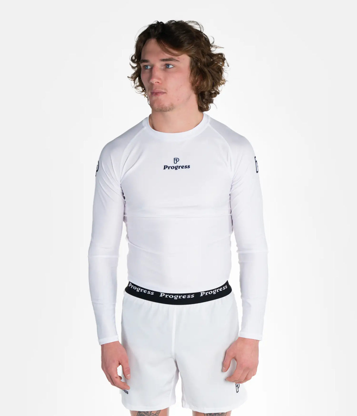 Academy Rashguard Longsleeve - White