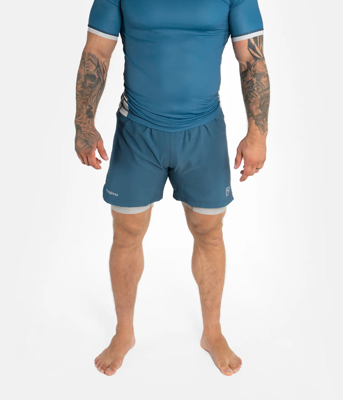 Academy + Hybrid Shorts - Moonlight Blue