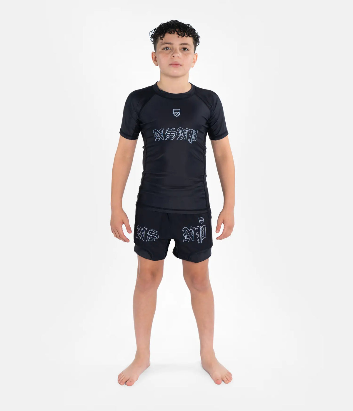 NSNP Kids Rashguard  - Black