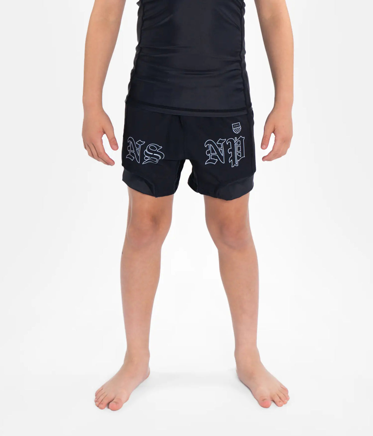 NSNP Kids Board Shorts - Black