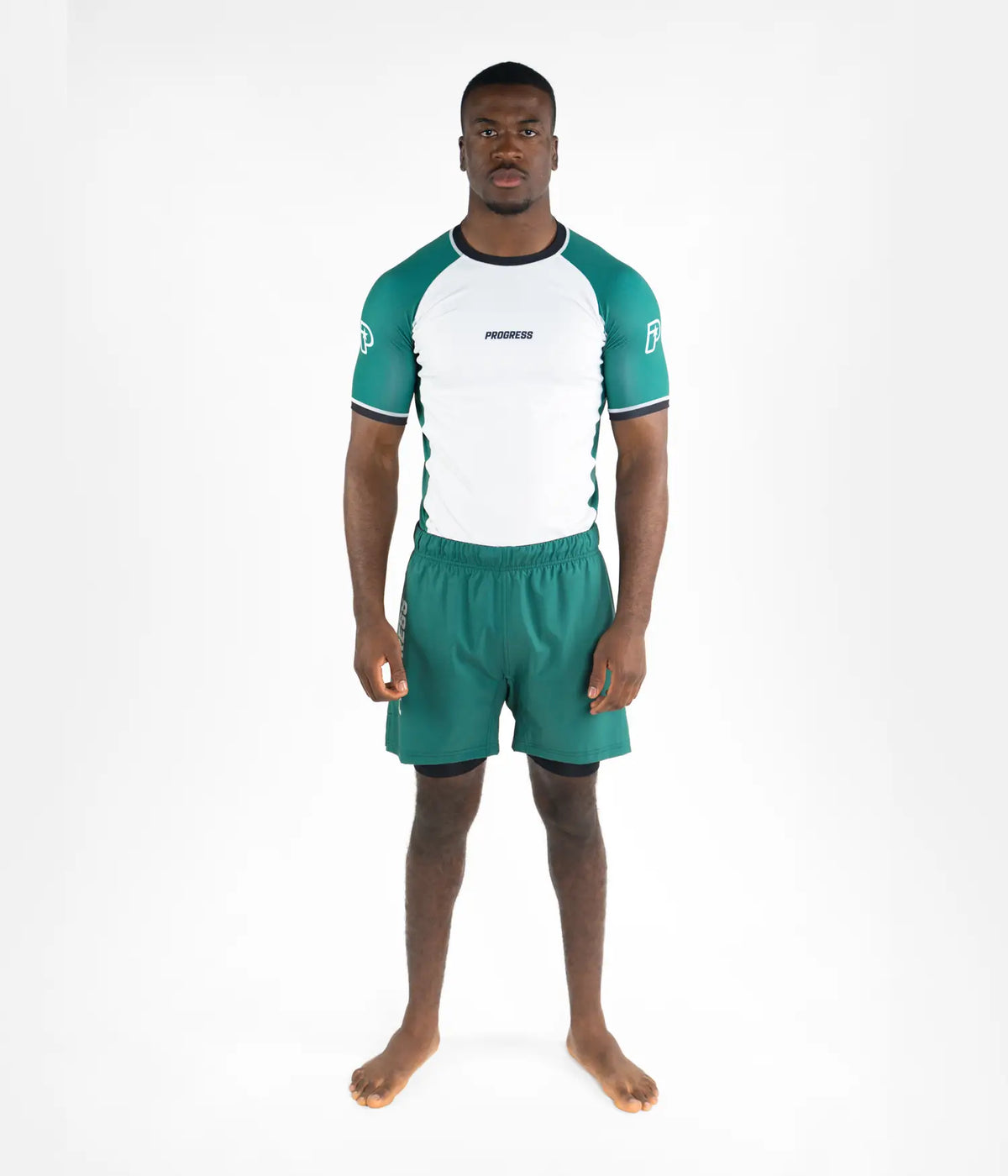 Profile Rashguard - White & Green