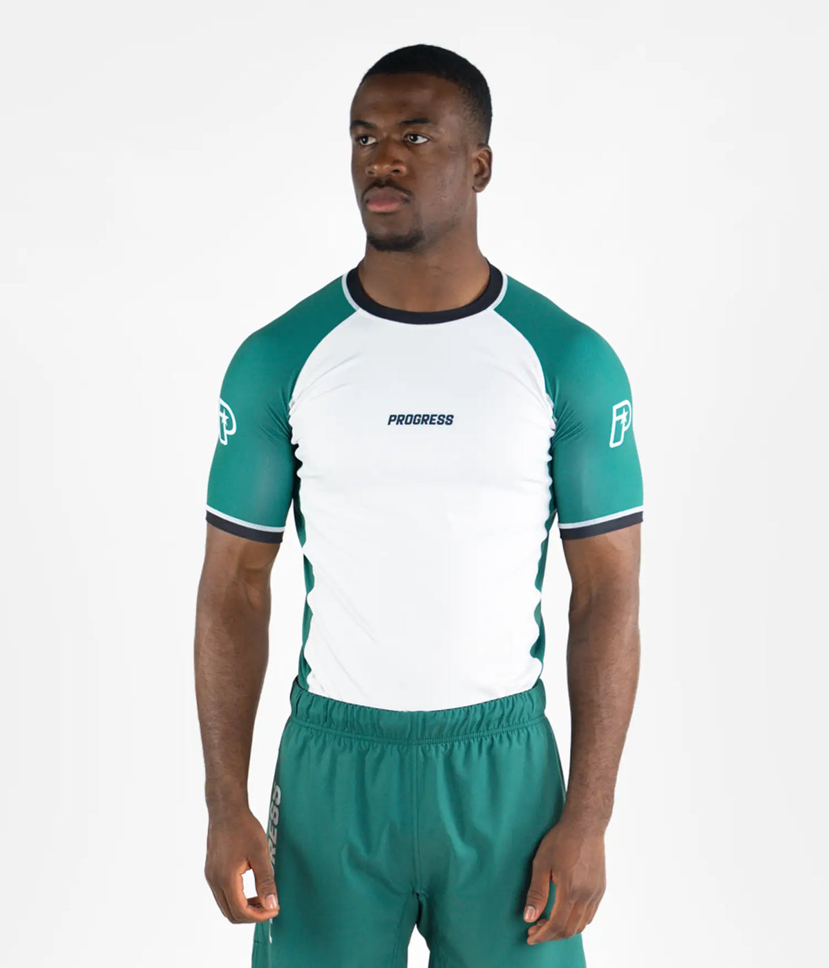 Profile Rashguard - White & Green