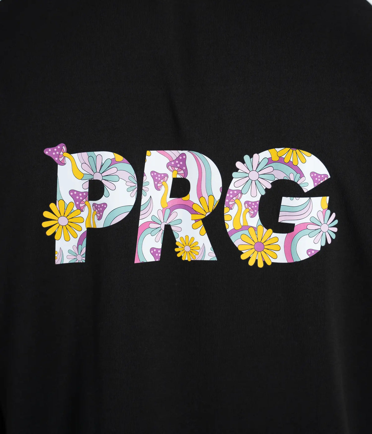 PRG Psychedelic Oversized Tee - Black