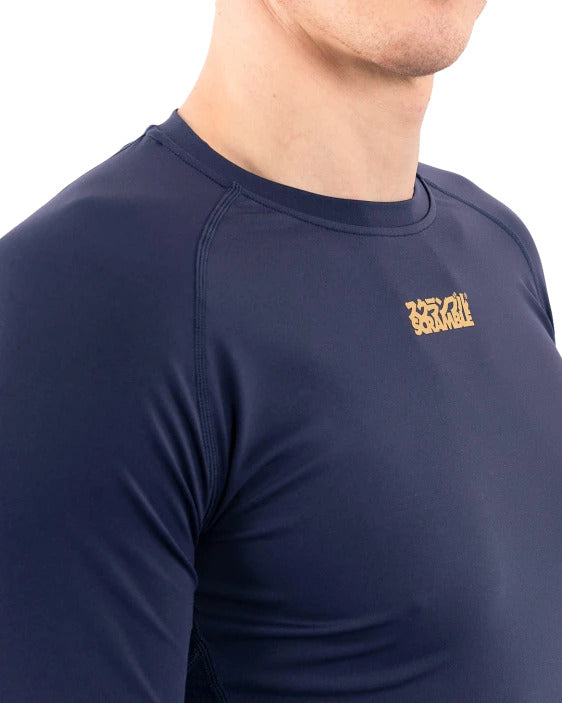 Shinobi Longsleeve Rashguard - Midnight Blue
