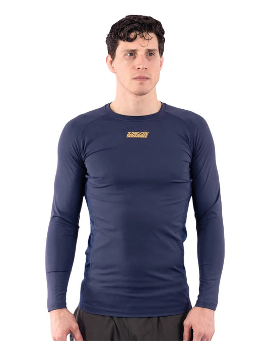 Shinobi Longsleeve Rashguard - Midnight Blue