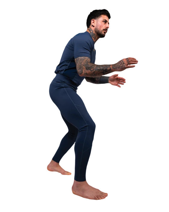 Shinobi Shortsleeve Rashguard - Midnight Blue