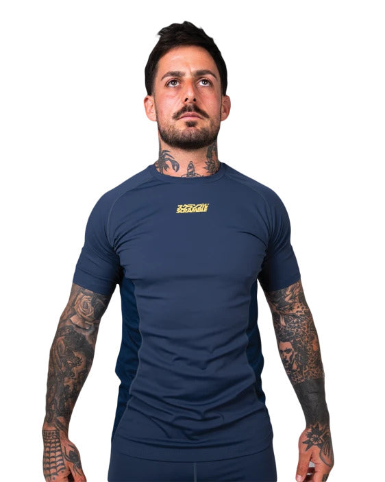 Shinobi Shortsleeve Rashguard - Midnight Blue