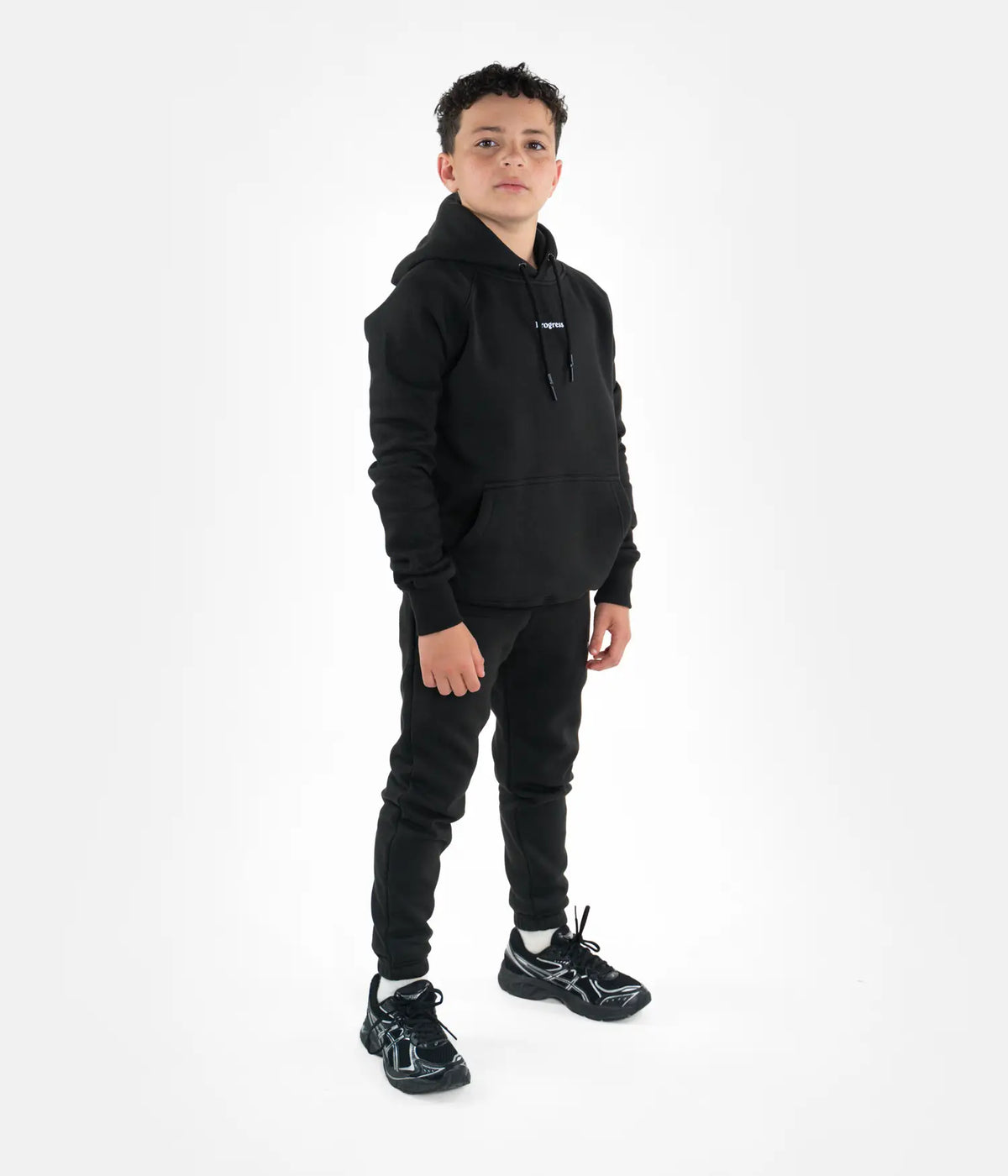 Kids Progress Hoodie - Black