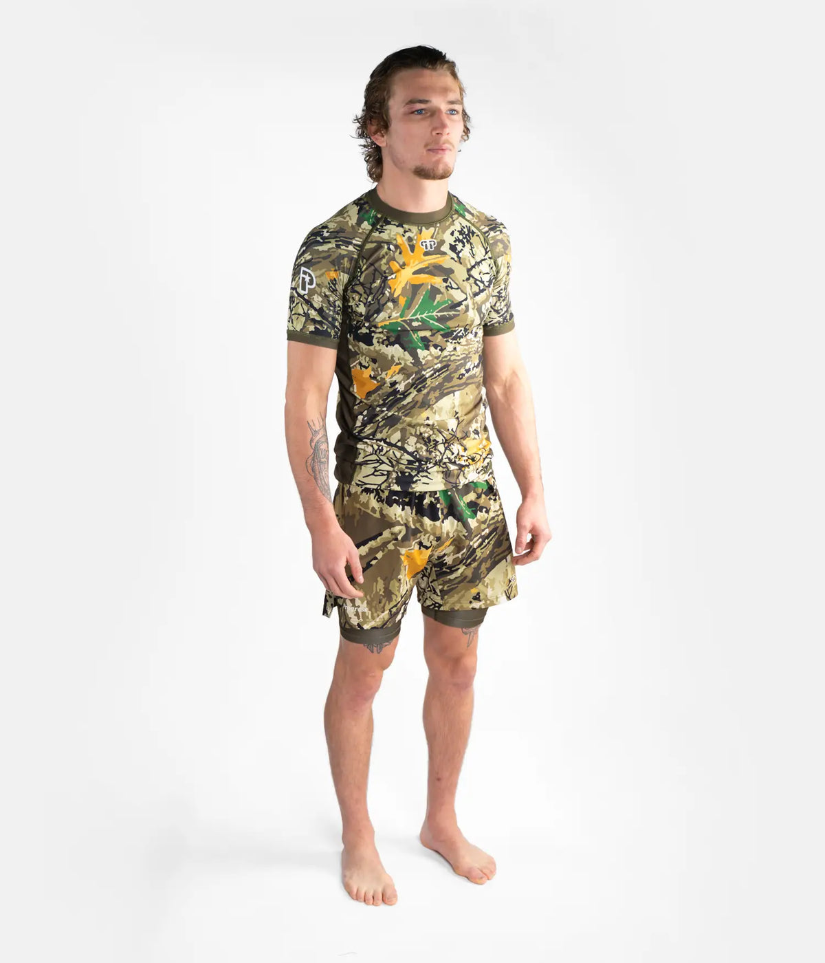 Woodland Camo Hybride Korte Broek