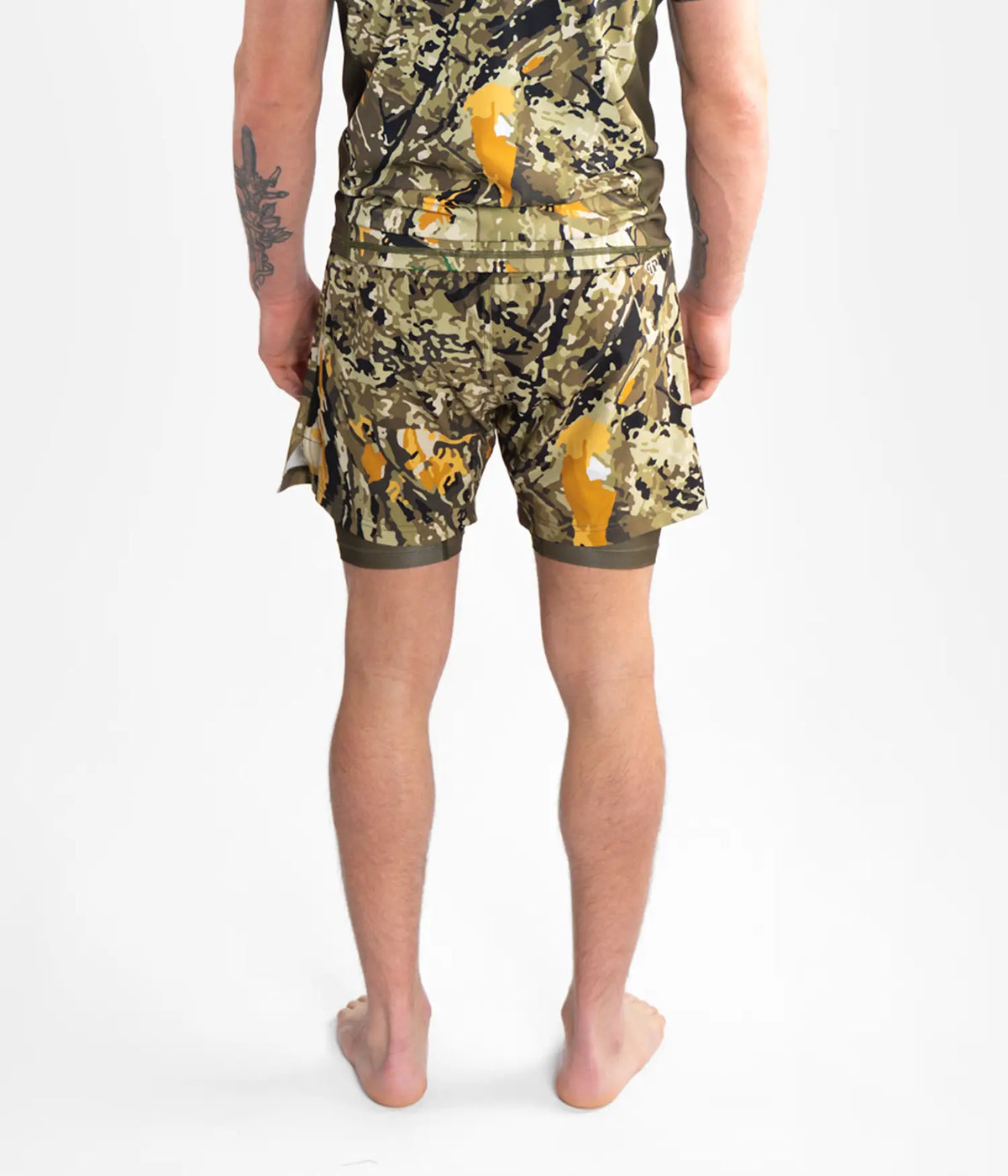Woodland Camo Hybride Korte Broek