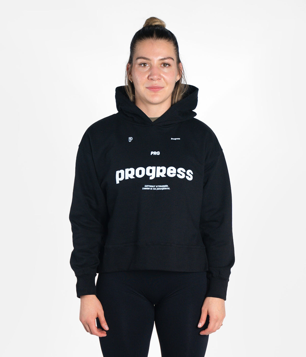 Women's Vital Cropped Hoodie - Zwart