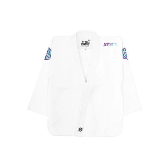 Alpha+ Kimono - White/Lilac