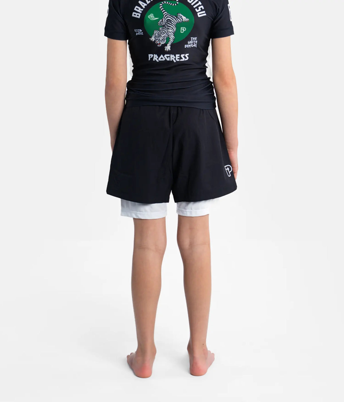 Kids Bengal Hybrid Shorts - Black