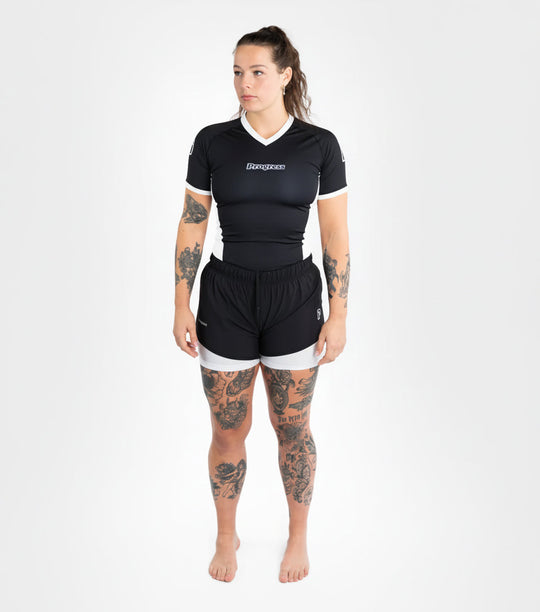 Women's Academy + Rashguard - Black/White