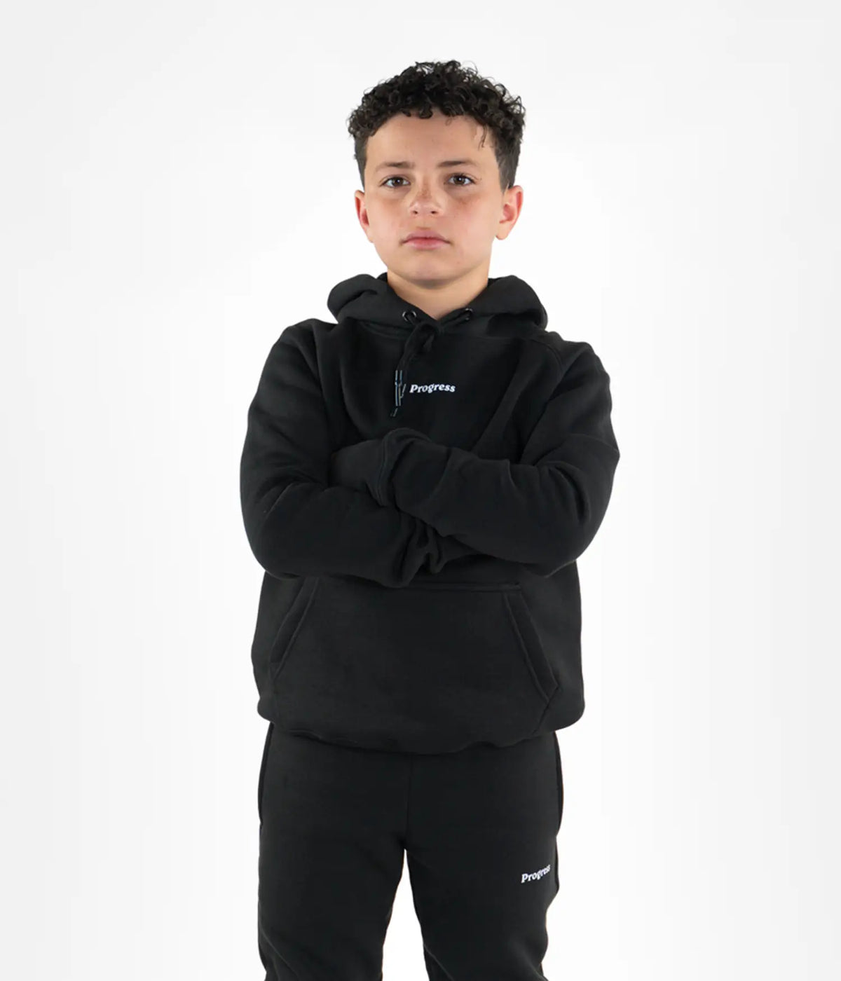 Kids Progress Hoodie - Black