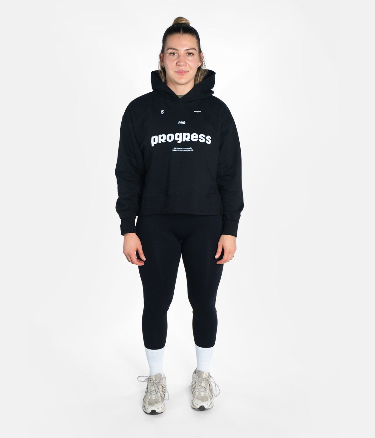 Women's Vital Cropped Hoodie - Zwart