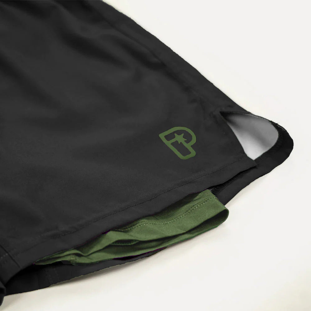 Academy+ Hybrid Shorts - Zwart