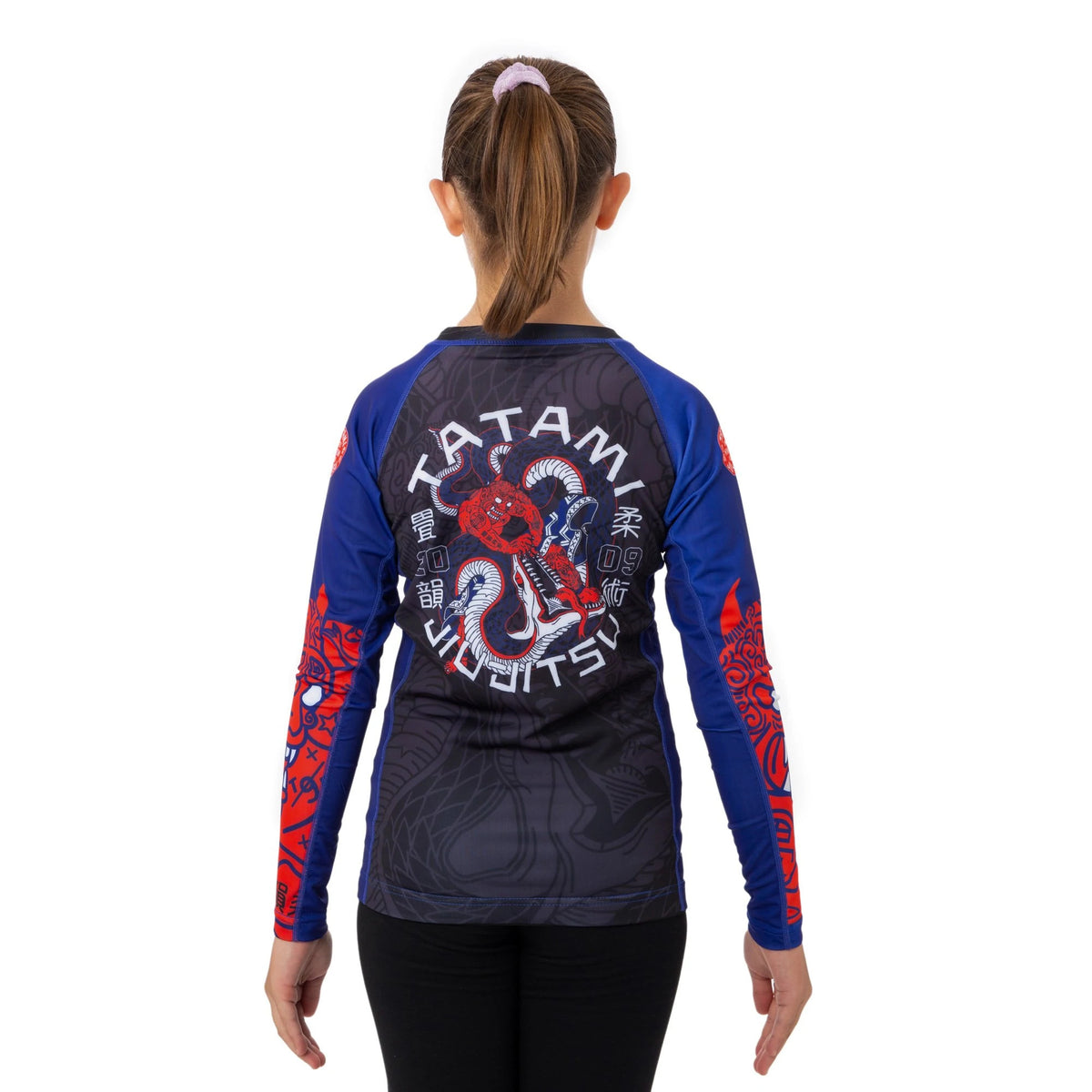 Kids Serpent Rash Guard - Red