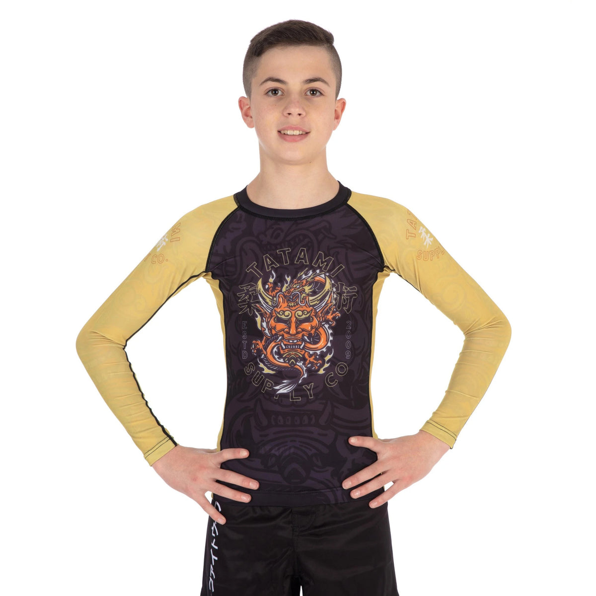 Kids Devils Game Rash Guard