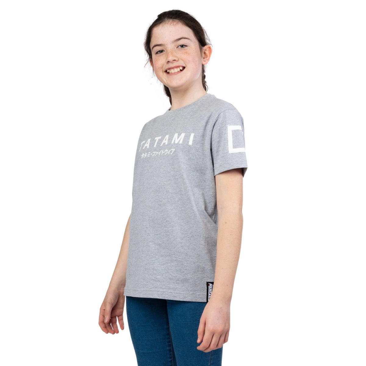 Kids Katakana Tee - Grey