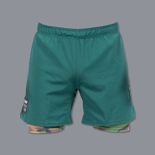 Combination Shorts - Green&Camo